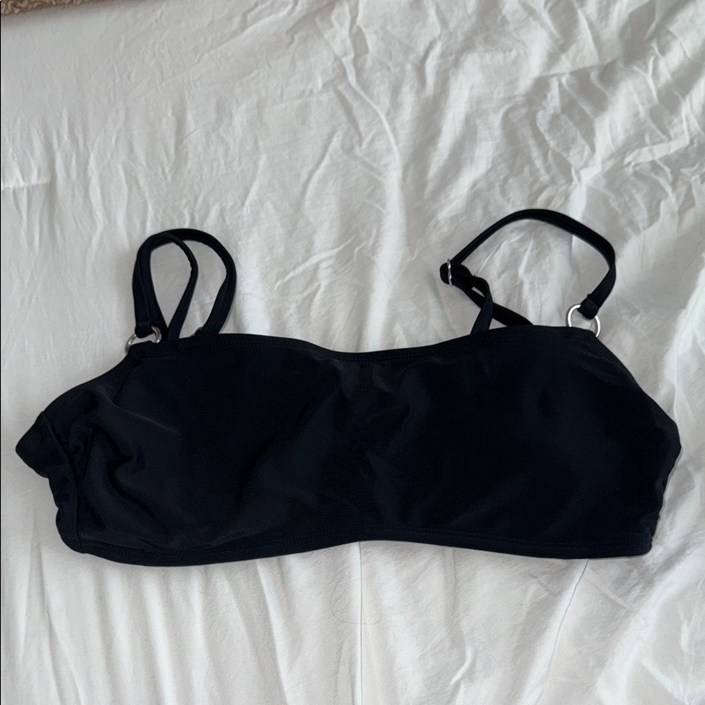 Black Strappy Bikini Top